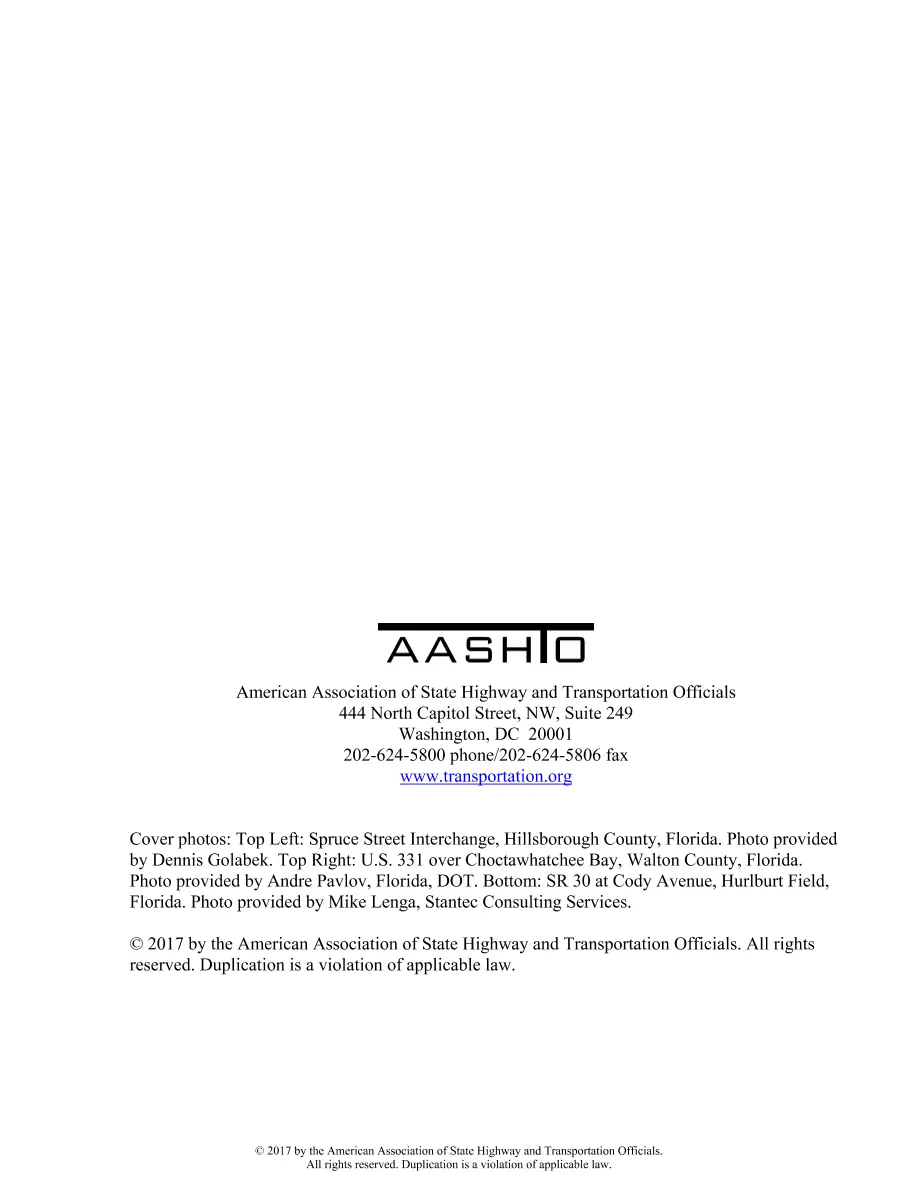 AASHTO GSWLB-1 AASHTO GSWLB-1