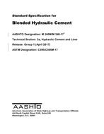 AASHTO M 240M/M 240-17 AASHTO M 240M/M 240-17
