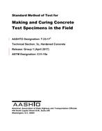 AASHTO T 23-17 AASHTO T 23-17