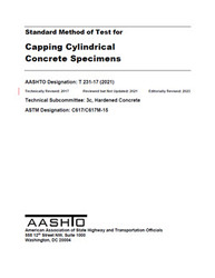AASHTO T 231-17 (2021) AASHTO T 231-17 (2021)