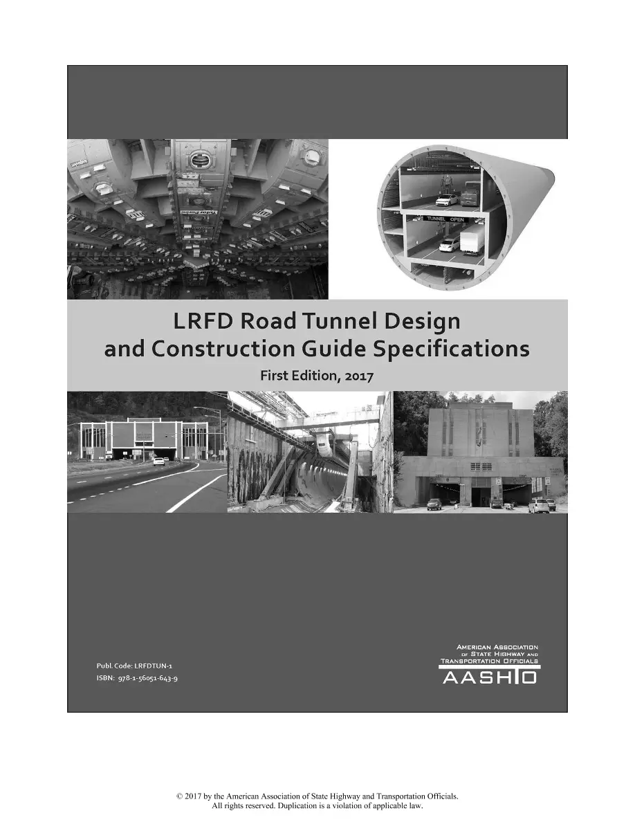 AASHTO LRFDTUN-1 AASHTO LRFDTUN-1
