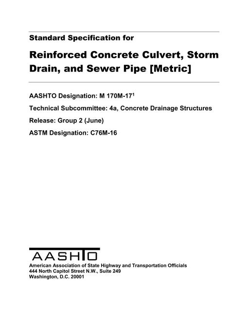 AASHTO M 170M-17 AASHTO M 170M-17