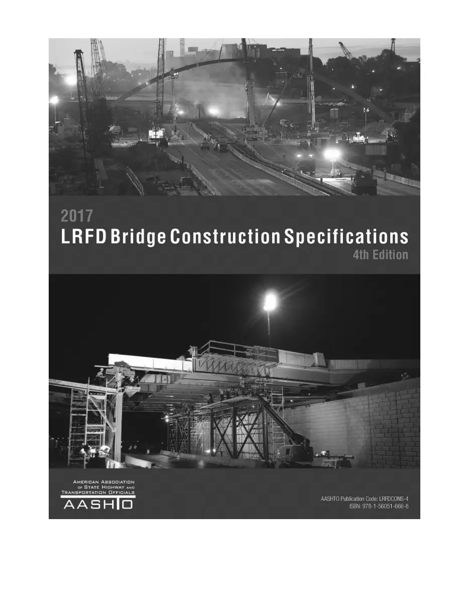 AASHTO LRFDCONS-4 AASHTO LRFDCONS-4