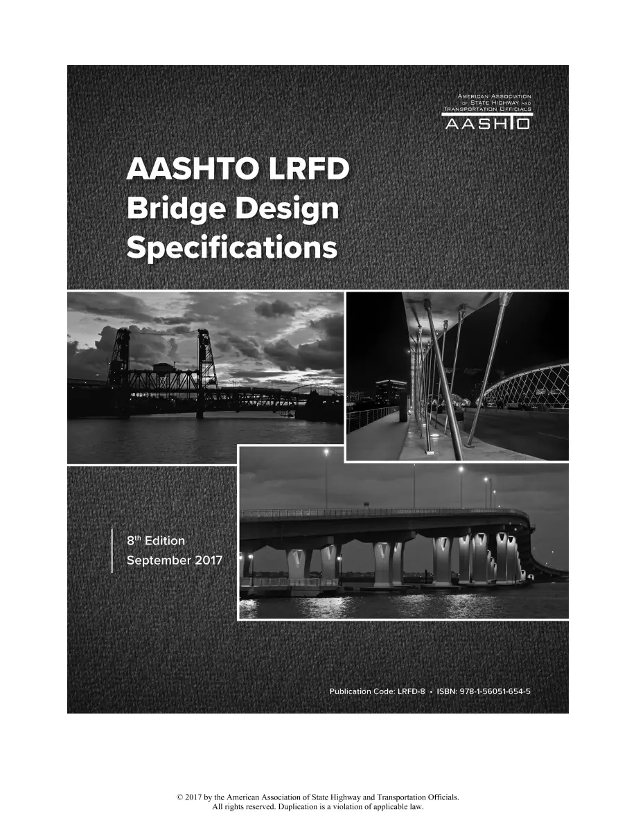 AASHTO LRFD-8 AASHTO LRFD-8