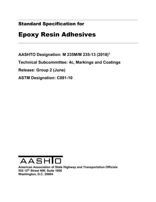 AASHTO M 235M/M 235-13 (2018) AASHTO M 235M/M 235-13 (2018)