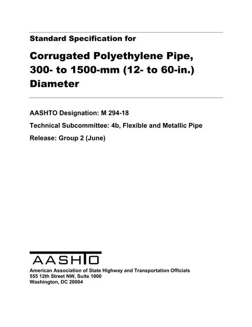AASHTO M 294-18 AASHTO M 294-18