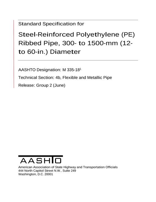 AASHTO M 335-18 AASHTO M 335-18