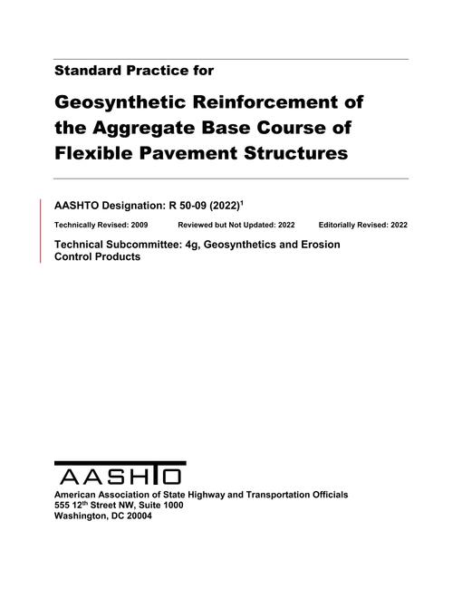 AASHTO R 50-09 (2022) AASHTO R 50-09 (2022)
