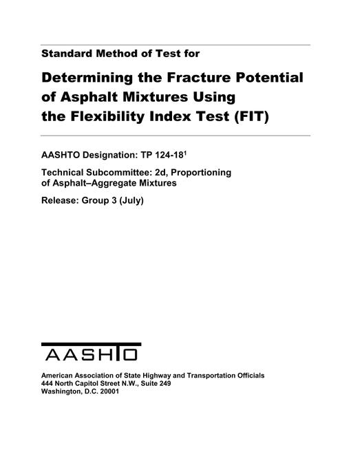 AASHTO TP 124-18 AASHTO TP 124-18