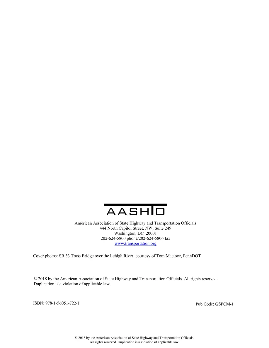 AASHTO GSFCM-1 AASHTO GSFCM-1