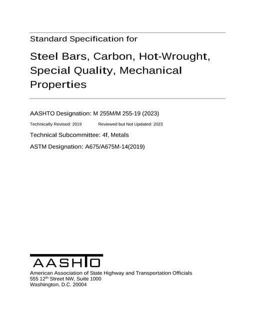 AASHTO M 255M/M 255-19 (2023) AASHTO M 255M/M 255-19 (2023)