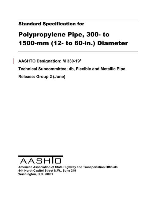 AASHTO M 330-19 AASHTO M 330-19