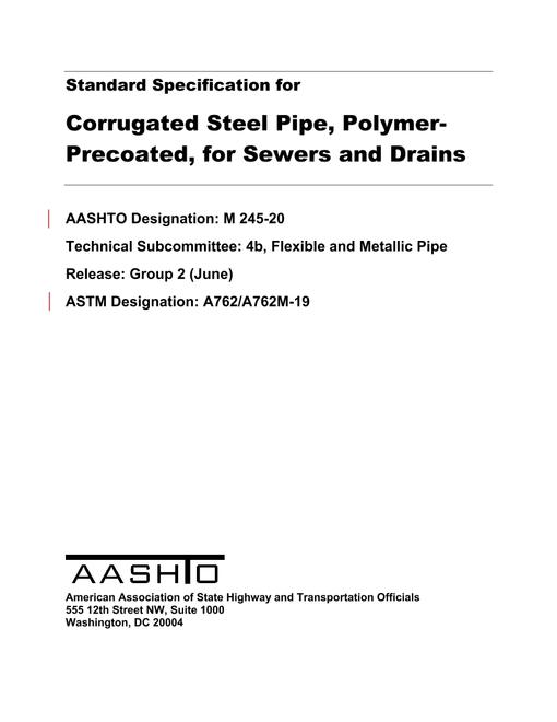 AASHTO M 245-20 AASHTO M 245-20
