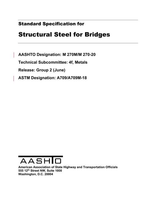 AASHTO M 270M/M 270-20 AASHTO M 270M/M 270-20