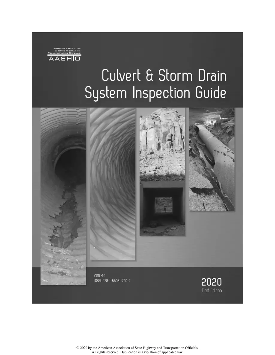 AASHTO CSDIM-1 AASHTO CSDIM-1