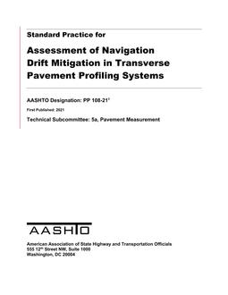 AASHTO PP 108-21 AASHTO PP 108-21