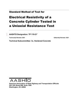 AASHTO TP 119-21 AASHTO TP 119-21