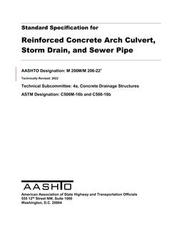 AASHTO M 206M/M 206-22 AASHTO M 206M/M 206-22