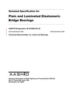AASHTO M 251M/M 251-22 AASHTO M 251M/M 251-22