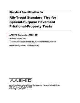 AASHTO M 261-22 AASHTO M 261-22