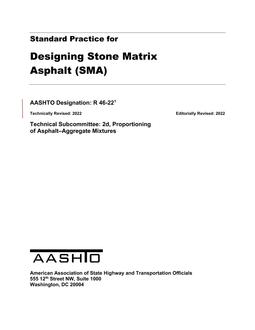 AASHTO R 46-22 AASHTO R 46-22