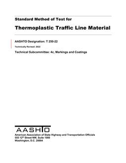 AASHTO T 250-22 AASHTO T 250-22