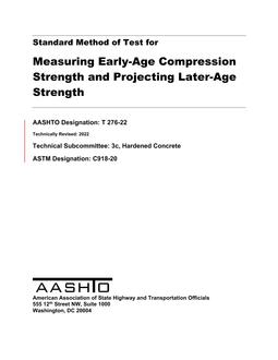 AASHTO T 276-22 AASHTO T 276-22