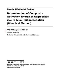 AASHTO T 364-22 AASHTO T 364-22