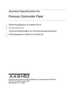 AASHTO M 176M/M 176-23 AASHTO M 176M/M 176-23