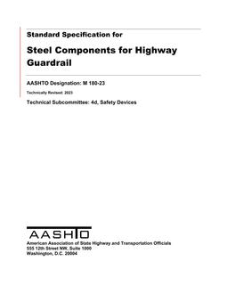 AASHTO M 180-23 AASHTO M 180-23