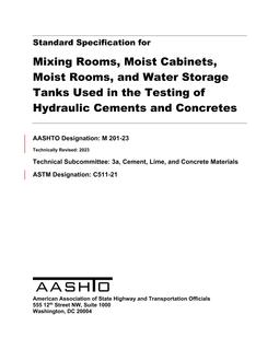 AASHTO M 201-23 AASHTO M 201-23