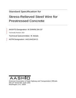 AASHTO M 204M/M 204-23 AASHTO M 204M/M 204-23