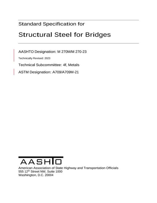 AASHTO M 270M/M 270-23 AASHTO M 270M/M 270-23