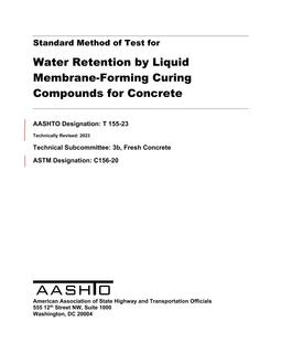 AASHTO T 155-23 AASHTO T 155-23