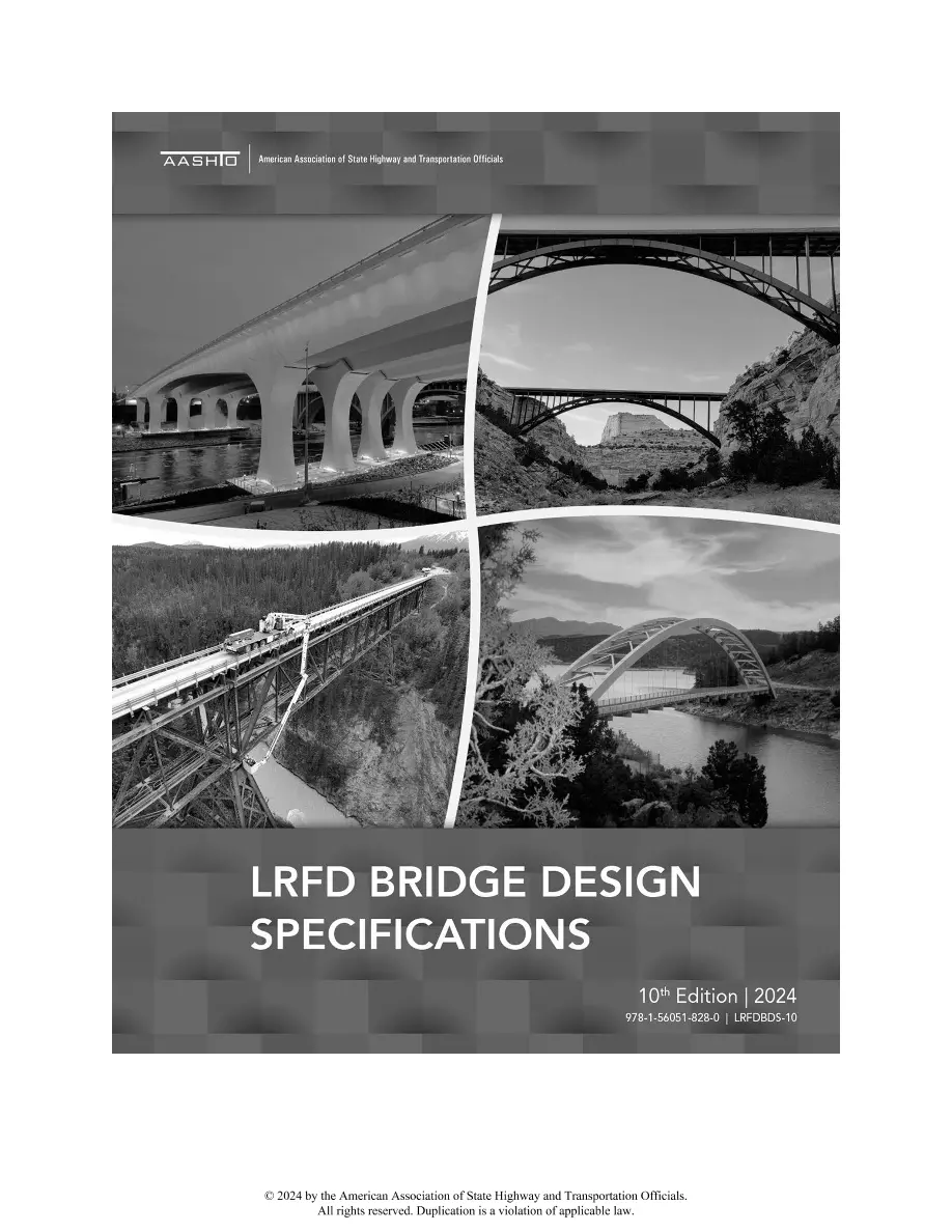 AASHTO LRFDBDS-10 AASHTO LRFDBDS-10