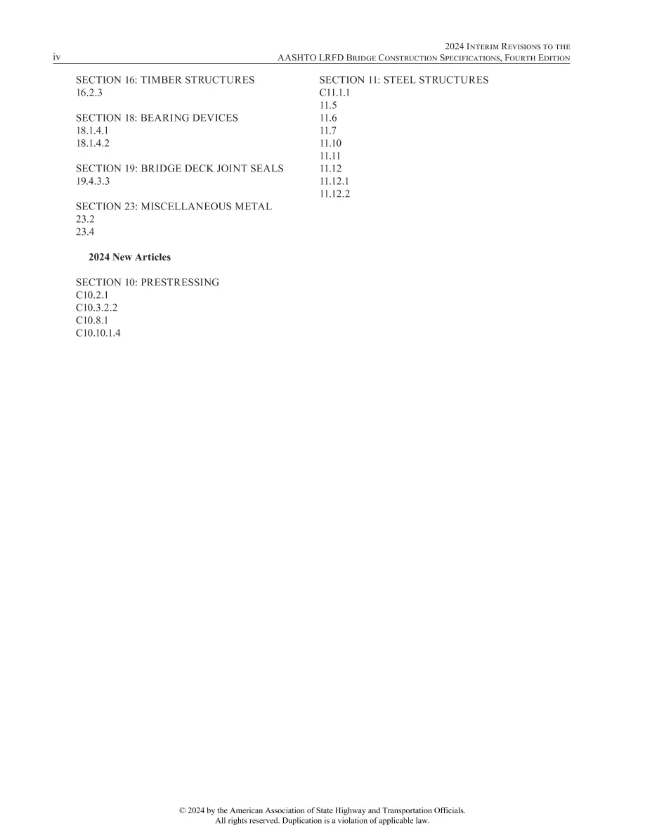 AASHTO LRFDCONS-4-I4 AASHTO LRFDCONS-4-I4