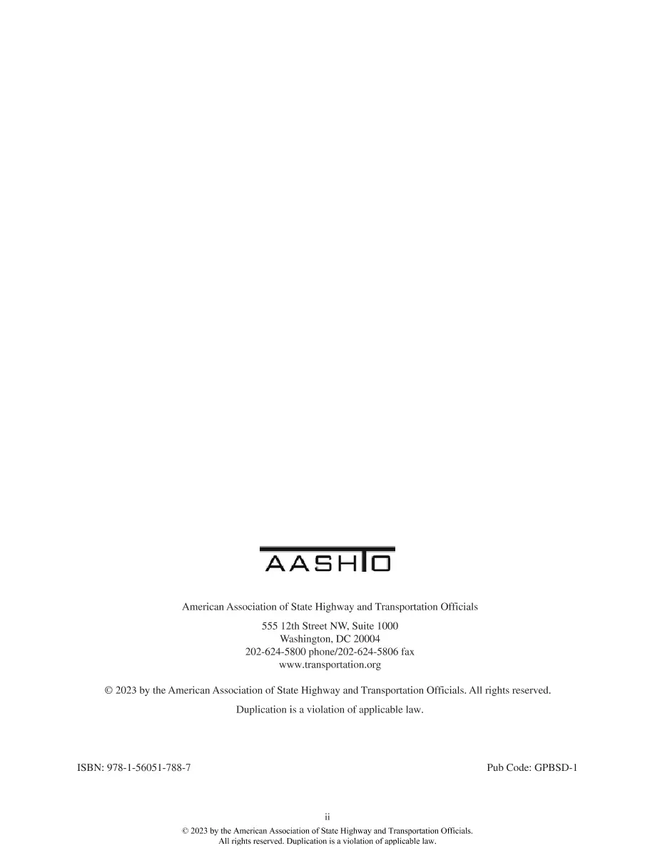 AASHTO GPBSD-1 AASHTO GPBSD-1