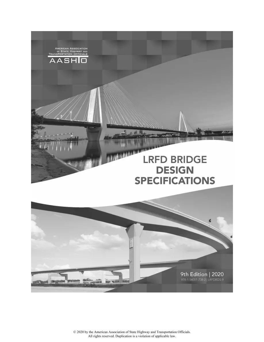 AASHTO LRFDBDS-9 AASHTO LRFDBDS-9