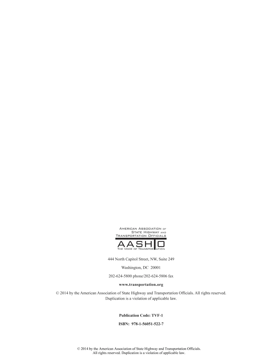 AASHTO TVF-1 AASHTO TVF-1