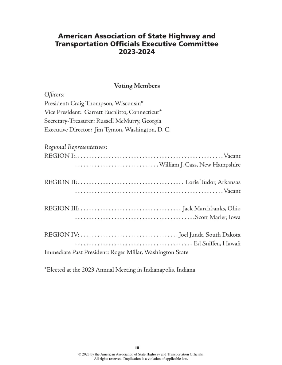 AASHTO MDMS-1 AASHTO MDMS-1