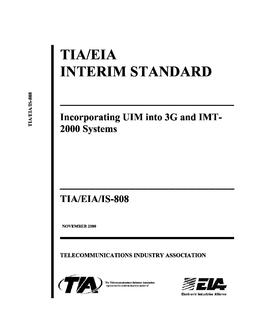 TIA TIA/EIA/IS-808 TIA TIA/EIA/IS-808