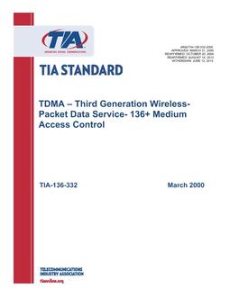 TIA TIA-136-332 TIA TIA-136-332